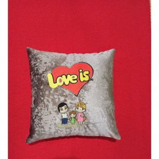 Подушка «Love is...»